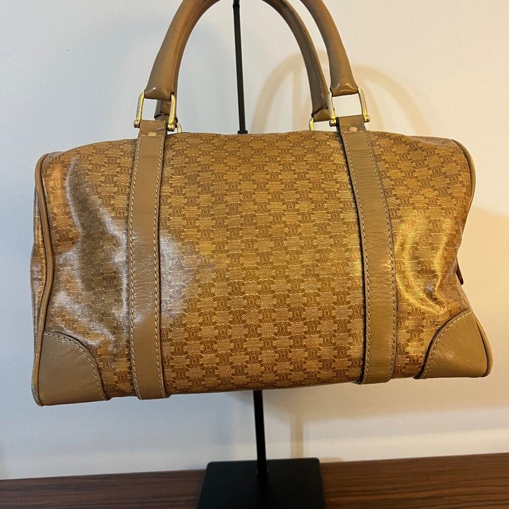 Celine Boston Bag - Macadam Print - Picture 3 of 14